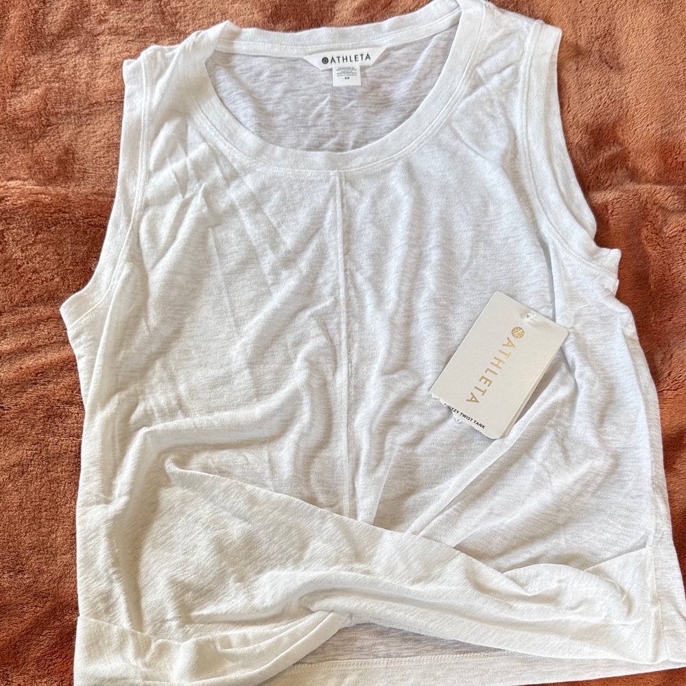 Athleta Classic White Tank Top